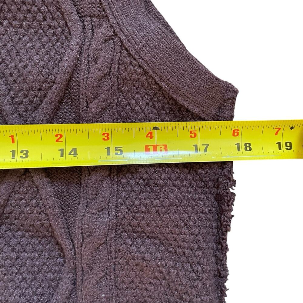 Free People Denson Cable Knit Sweater Vest - Picture 8 of 8